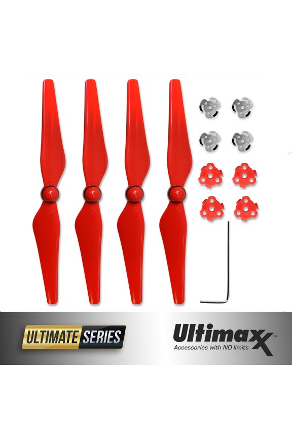 2 Pairs Red 9450 9" Self-Tightening Propeller For DJI Phantom 4