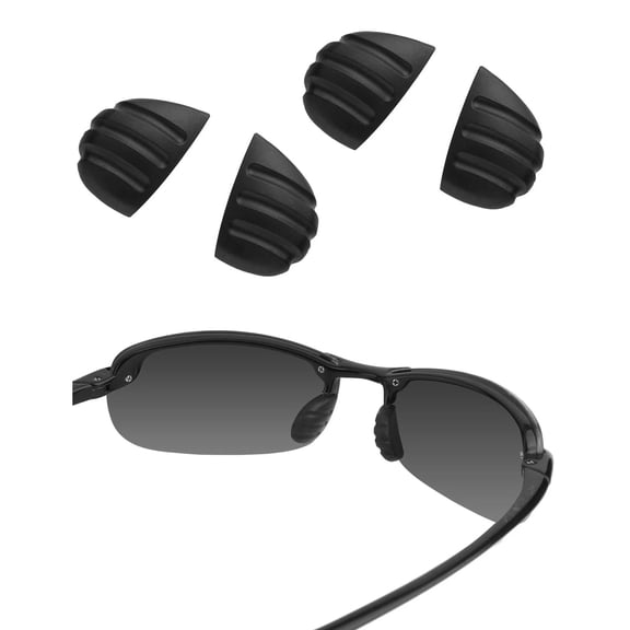 2 Pairs Replacement Nose Pieces Pads for Maui Jim Makaha/Sandy Beach/Ho'okipa...