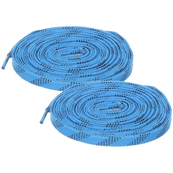 2 Pairs Roller Skates Laces Blue Hockey Ski Belt Sturdy Shoelaces