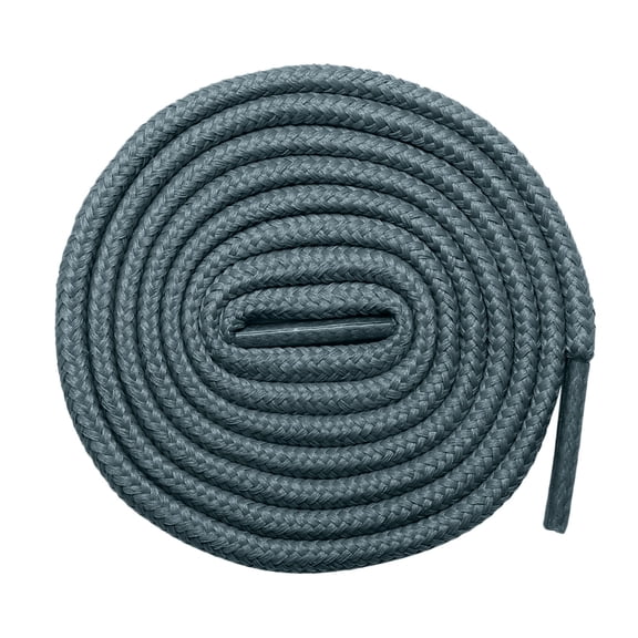 2 Pairs Round Athletic Shoelaces Replacement for Sneakers & Running Shoes 27"-72" Heavy Duty Polyester, Stay Tied, Assorted Colors Dark Grey,36 inch （91 cm）