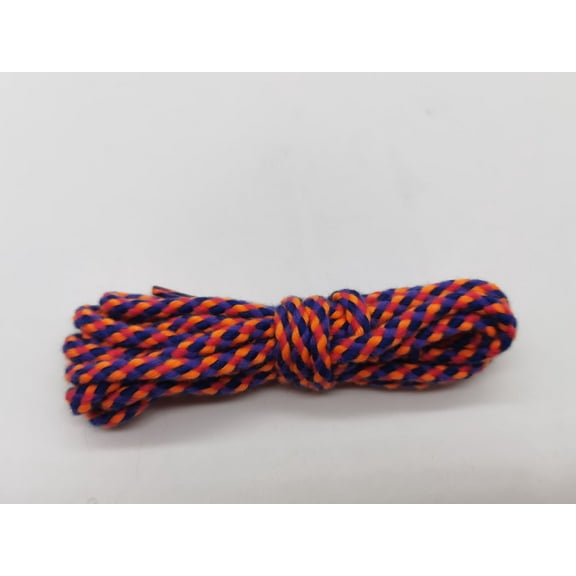 2 Pairs Round Boot Laces 5MM Heavy Duty and Durable Shoelaces for Boots, Work Boots & Hiking Shoes  - 47 inch / 120CM