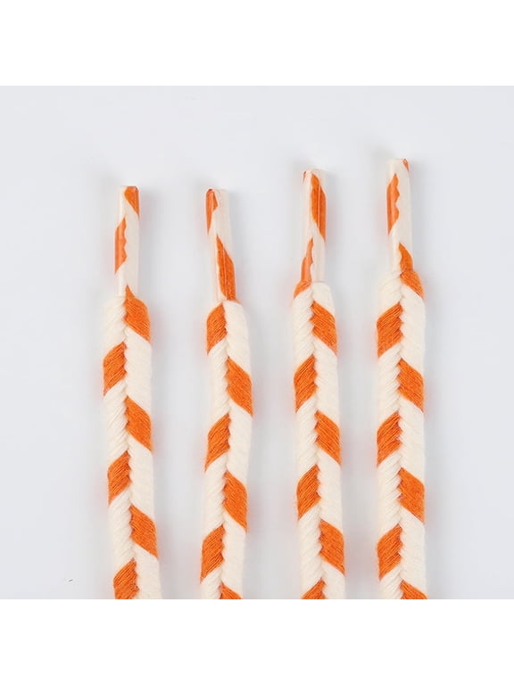 1 Pair Round Boot Laces 9mm Mixed Color Shoelaces for Boots, Work Boots & Hiking Shoes - 47 inch / 120CM