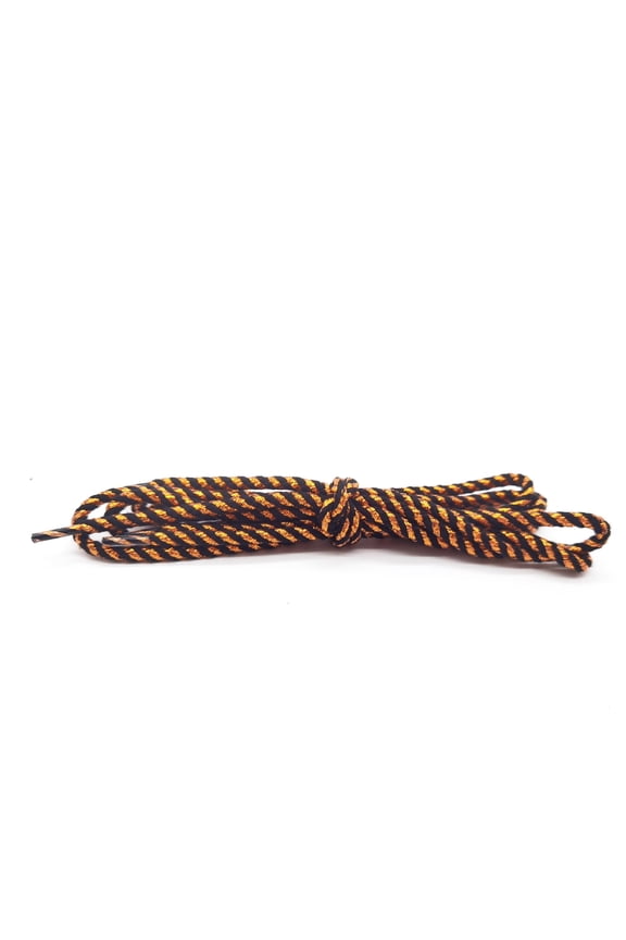 2 Pairs Round Boot Laces Retro Gold Wire Shoelaces for Boots, Work Boots & Hiking Shoes - 47 inch / 120CM