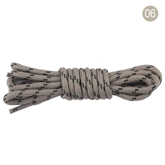 2 Pairs Round Shoe Laces for Boots, 7 Colors Shoelaces for Heavy Duty Boots & Dress Shoes, Shoe Strings for Hiking Work in 4 Different Lengths