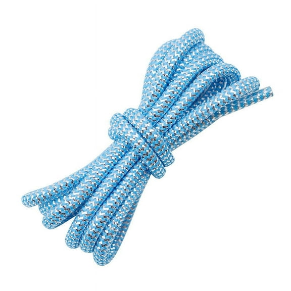 2 Pairs Round Shoe Laces for Sneakers 1/5" Premium Colorful Gold Silver Shoelaces for Athletic Shoes - 47 inch / 120CM