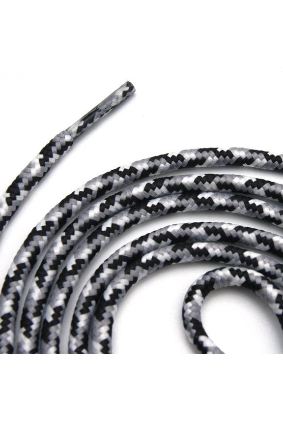 2 Pairs Round Shoelaces Heavy Duty Boot Shoe Laces for Hiking Work Boots