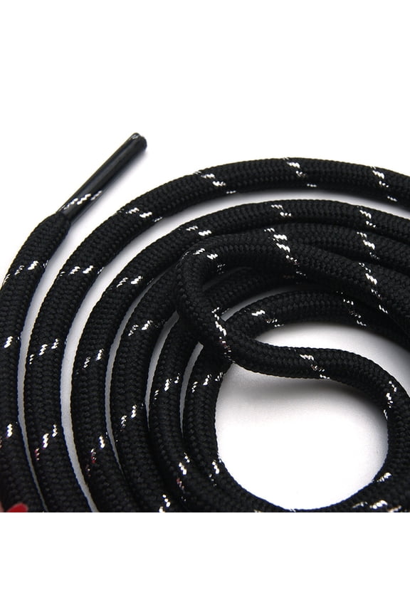 2 Pairs Round Shoelaces Heavy Duty Boot Shoe Laces for Hiking Work Boots