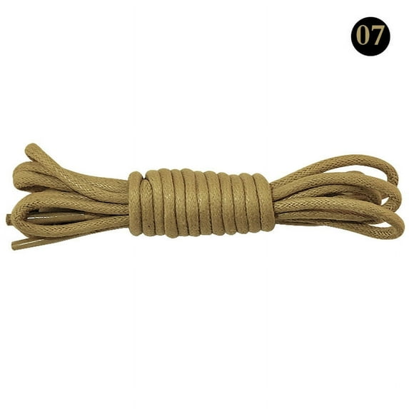 2 Pairs Round Waxed Shoe Laces  for Dress Shoes, 11 Colors Shoelaces for Dress Shoes Boots in 4 Different Lengths