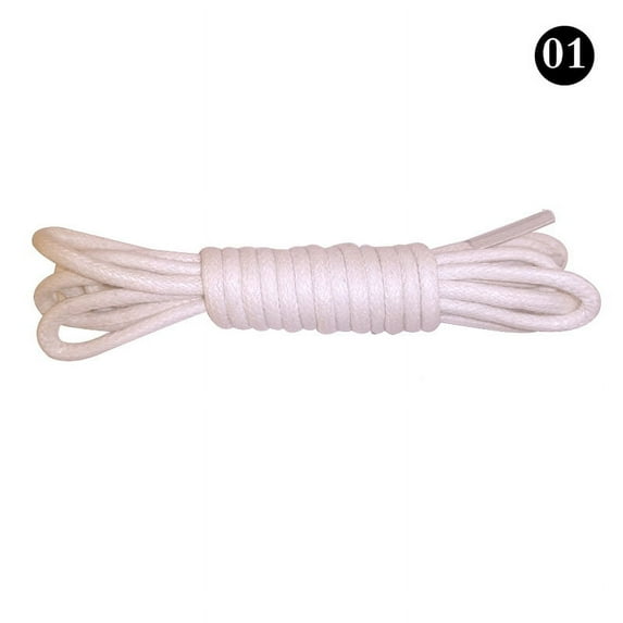 2 Pairs Round Waxed Shoe Laces  for Dress Shoes, 11 Colors Shoelaces for Dress Shoes Boots in 4 Different Lengths