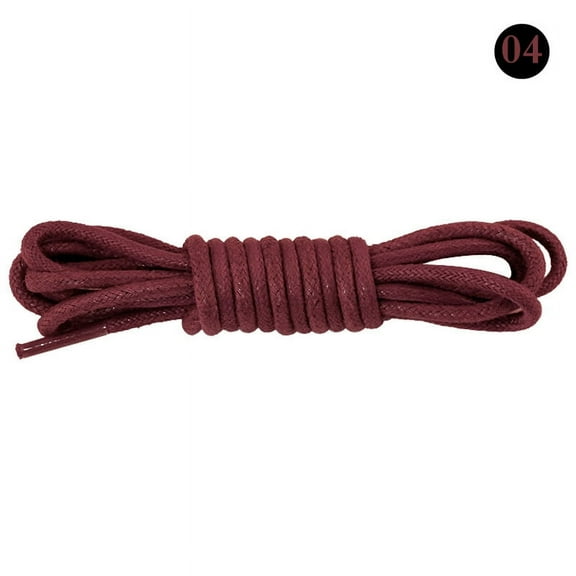 2 Pairs Round Waxed Shoe Laces for Dress Shoes, 11 Colors Shoelaces for Dress Shoes Boots in 4 Different Lengths