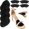 thumbnail image 1 of 2 Pairs Shoe Filler High Heel Cushion Pads Adjustable Toe Filler Inserts Front Insoles Heel Grips Liner Insert for Preventing Too Big Shoe from Heel Slipping Blisters Relieve Pain A214, 1 of 6