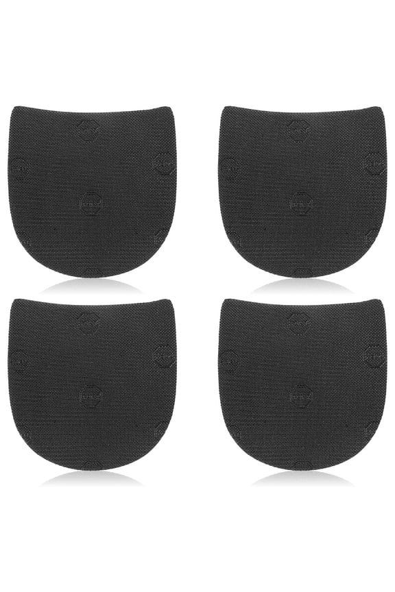 2 Pairs Shoe Repair Rubber Heels, Anti-Slip shoe heel repair kit Cuttable Boot Heel Replacement 1/5 Inch (5 mm) Thick Rubber Heel Replacement for Women Men Boot