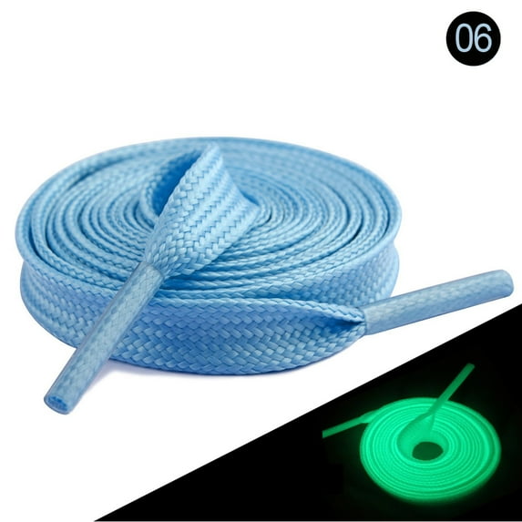 2 Pairs Shoelace Glow in the Dark Colorful Sport Shoelace Party Gift