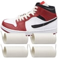 thumbnail image 1 of 2 Pairs Shoelaces for Air Jordan 1/2/3/4/5/6/7/8 Replacement Flat Polyester Laces Sneaker Shoes(Color:Nature White,Size:45Inch), 1 of 6