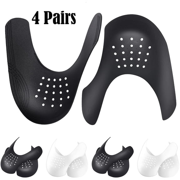 2 Pairs Shoes Crease Protector Toe Box, Prevent Sneaker Shoes Crease Protector for Men and Women 5-9"