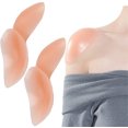 thumbnail image 1 of 2 Pairs Shoulder Pads Invisible,Happon Silicone Shoulder Pads,Breathable Silicone Adhesive Shoulder Pad,Anti-Slip Enhancer Shoulder Padsfor Women, Men, Suit Blazer, Clothing, Blouses, T-Shirt, 1 of 7