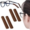 thumbnail image 1 of 2 Pairs Silicone Eyeglasses Temple Tips Sleeve Non-slip Glasses Retainers Lightweight Soft Ear Sock Sleeves for Sunglasses Reading Eyeglasses, 1 of 7