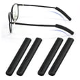 thumbnail image 1 of 2 Pairs Silicone Eyeglasses Temple Tips Sleeve Non-slip Glasses Retainers Lightweight Soft Ear Sock Sleeves for Sunglasses Reading Eyeglasses, 1 of 8