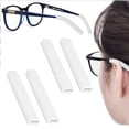 thumbnail image 1 of 2 Pairs Silicone Eyeglasses Temple Tips Sleeve Non-slip Glasses Retainers Lightweight Soft Ear Sock Sleeves for Sunglasses Reading Eyeglasses, 1 of 7