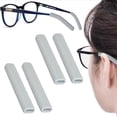 thumbnail image 1 of 2 Pairs Silicone Eyeglasses Temple Tips Sleeve Non-slip Glasses Retainers Lightweight Soft Ear Sock Sleeves for Sunglasses Reading Eyeglasses, 1 of 7