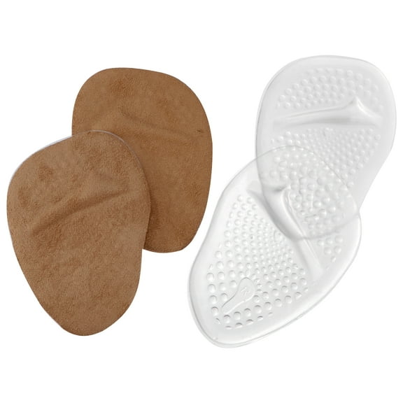 2 Pairs Silicone Forefoot Pad High-heel Half Sole Roll Pain Relief Arch Support Shoe Inserts Metatarsal Miss