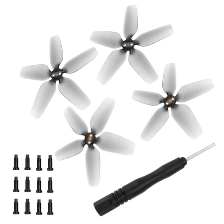 2 Pairs Small Size Propellers + Screwdriver Kit for DJI Avata Drone