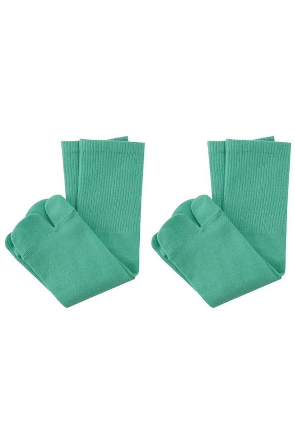 2 Pairs Socks Japanese Tabi Athletic Running Toe Two-toed Cotton No Elasticity Women's