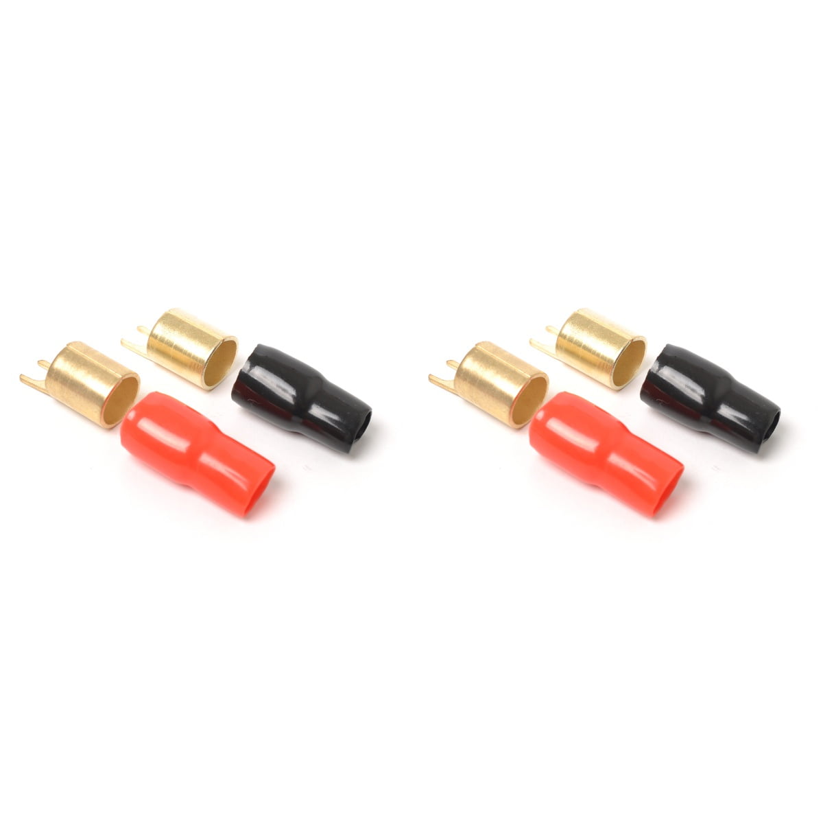 2 Pairs Speaker Wire Connector Fork Terminal Connectors Speakers Crimp
