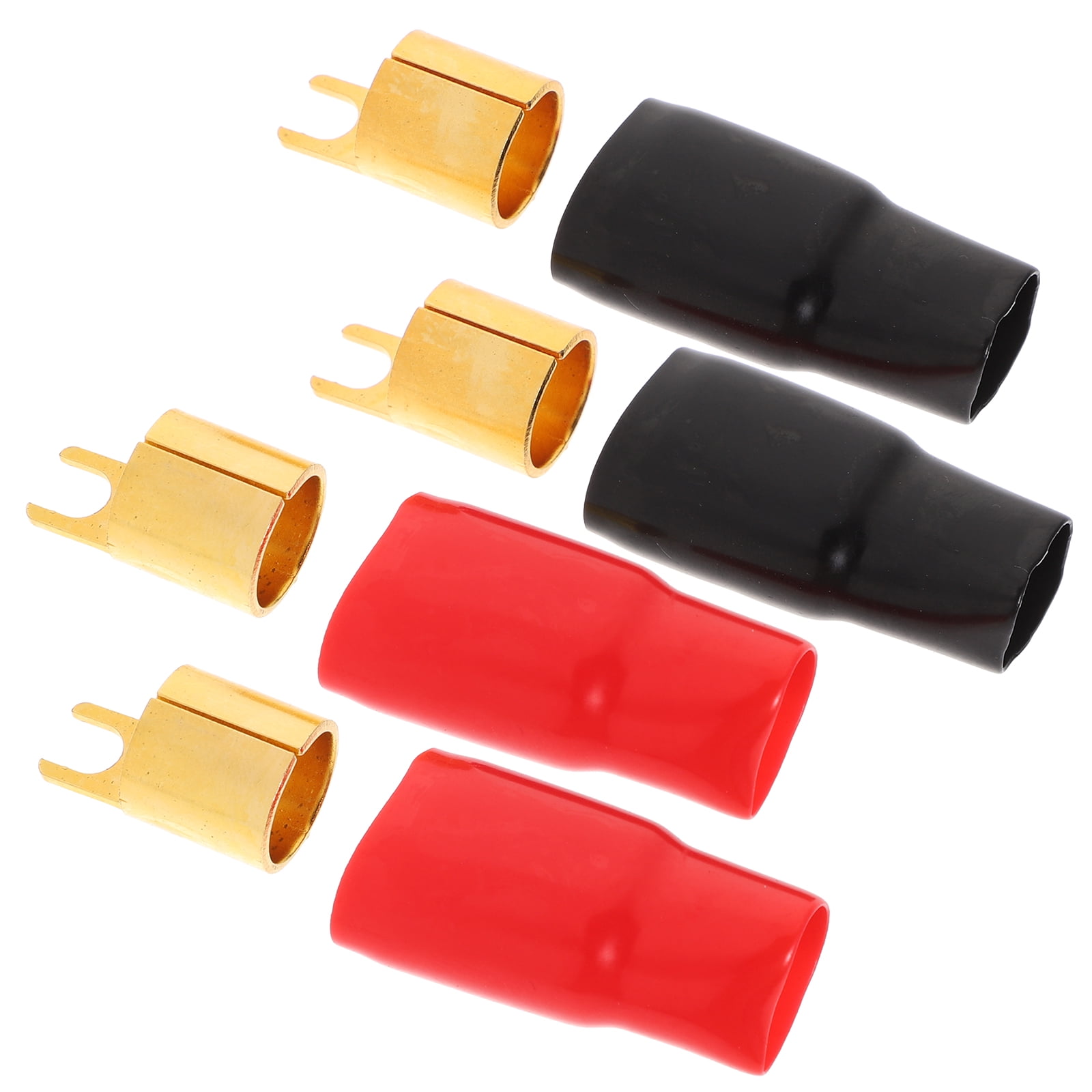 2 Pairs Speakers Crimpable Terminal Currents Electrical Wire Connectors