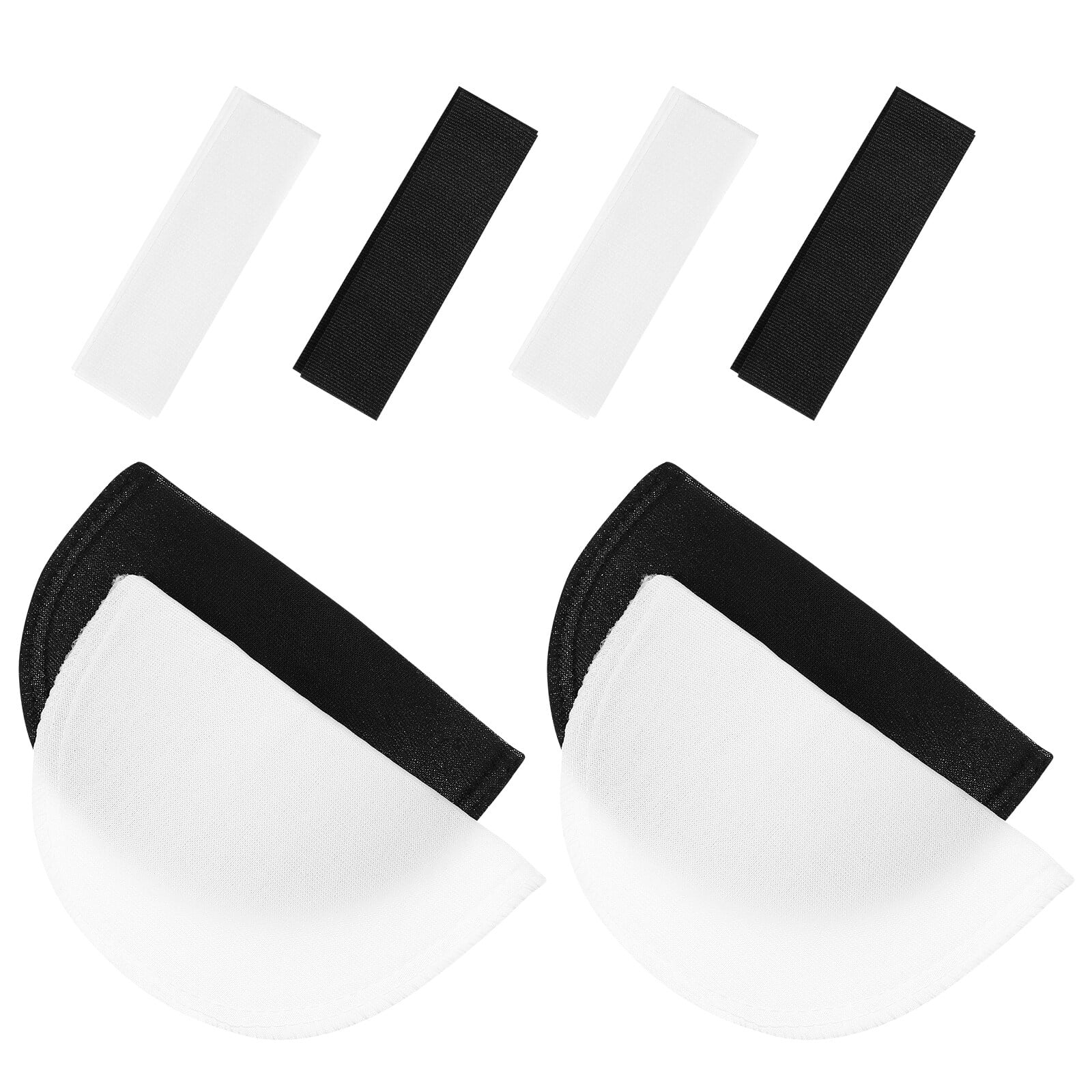 2 Pairs Sponge Shoulder Pads Women Suits Shoulder Enhancer Adhesive