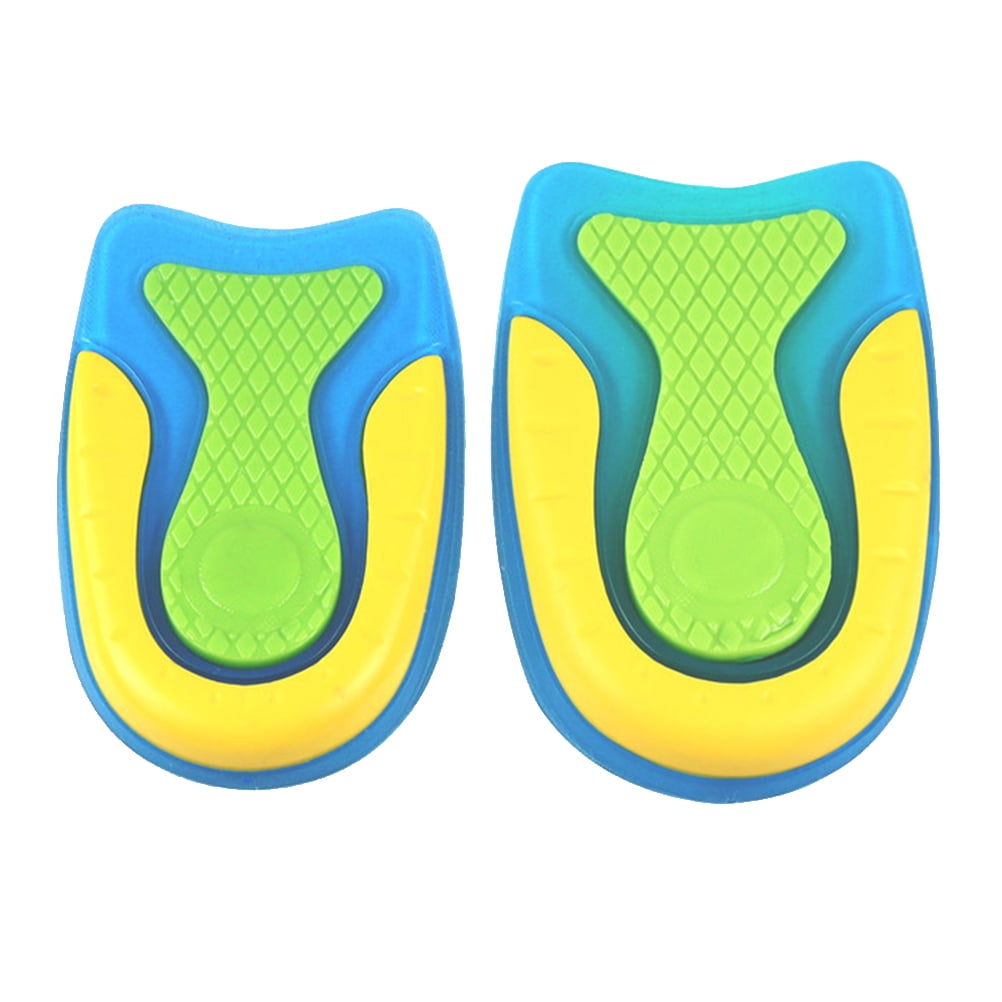 2 Pairs Stretchy Foot Heel Insoles Absorption Half Insoles Heel