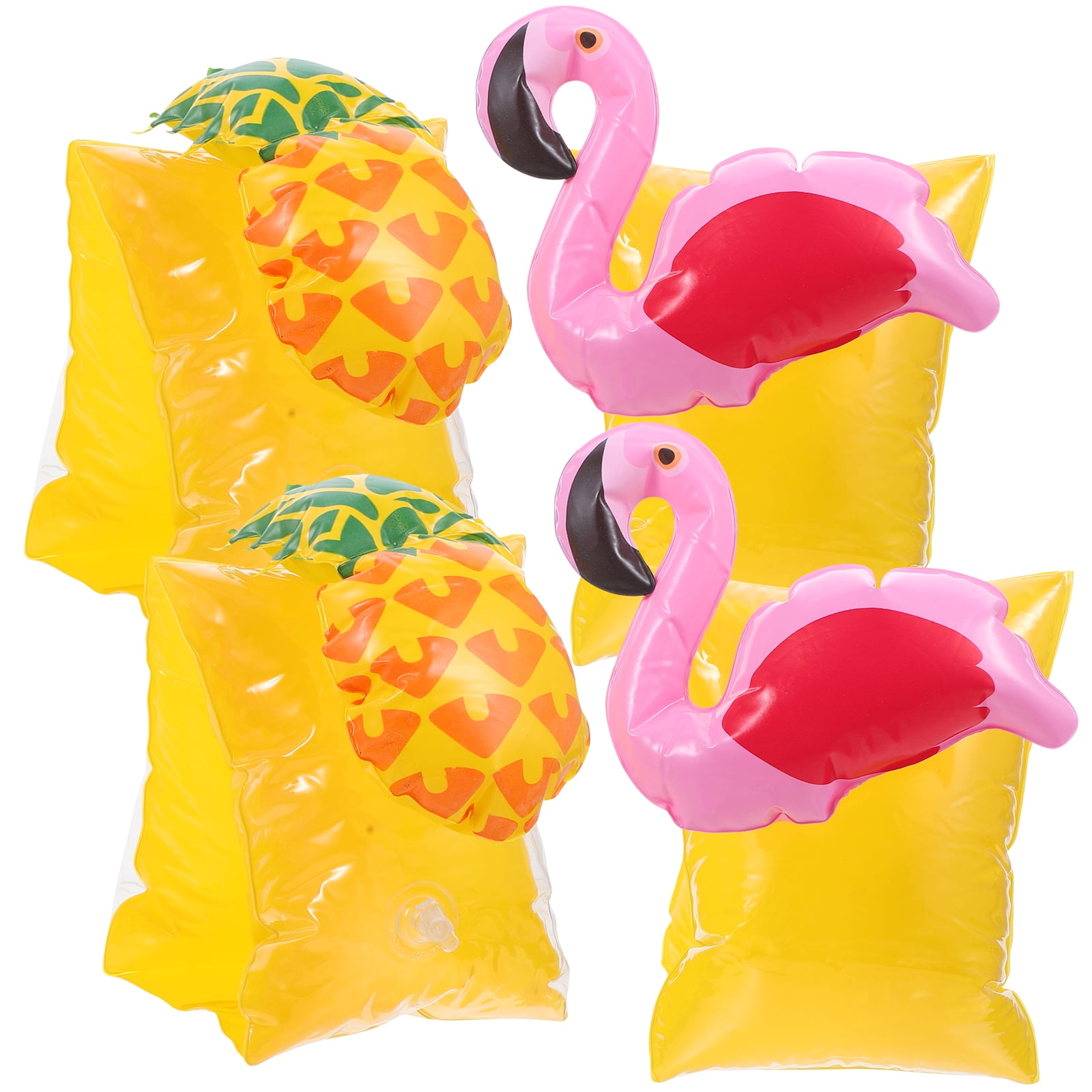 2 Pairs Swimming Arm Circle Water Wings for Kids Inflatable Arm