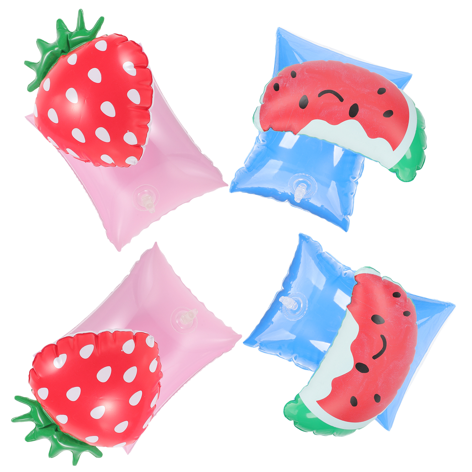 2 Pairs Swimming Arm Floats Floating Rings Inflatable Armband Man