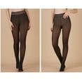 thumbnail image 1 of 2 Pairs Syphoria Fleece Lined Tights for Women: 220G Pantyhose for Women, Winter Thermal Tights High Waisted Winter Warm Thermal Stocking，Fake Translucent Plus Size Pantyhose, 1 of 6