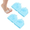 thumbnail image 1 of 2 Pairs Toe Separator, 2025 New Silicone Toe Separators for Women, Metatarsal Pads, Soft & Breathable Metatarsal Cushion, Toe Straightener & Spacer for Women & Men, Blue, 1 of 6