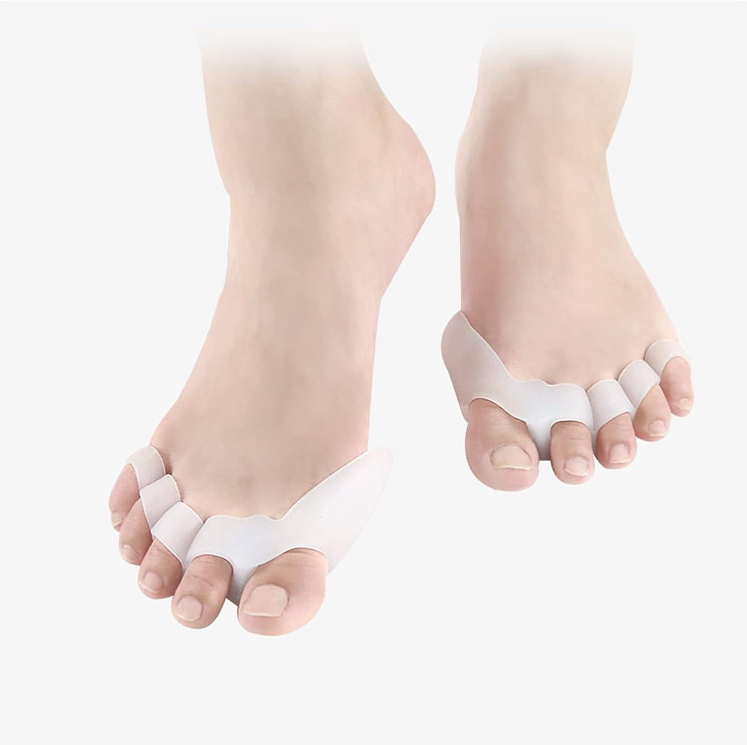 2 Pairs Toe Separators for Bunions, Silicone Toes Stretchers for