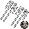 thumbnail image 1 of 2 Pairs Drum Brackets,Adjustable Mounting Holder Arm,Sturdy Metal Drum Replacement Stand,Reduce Vibration, 1 of 6