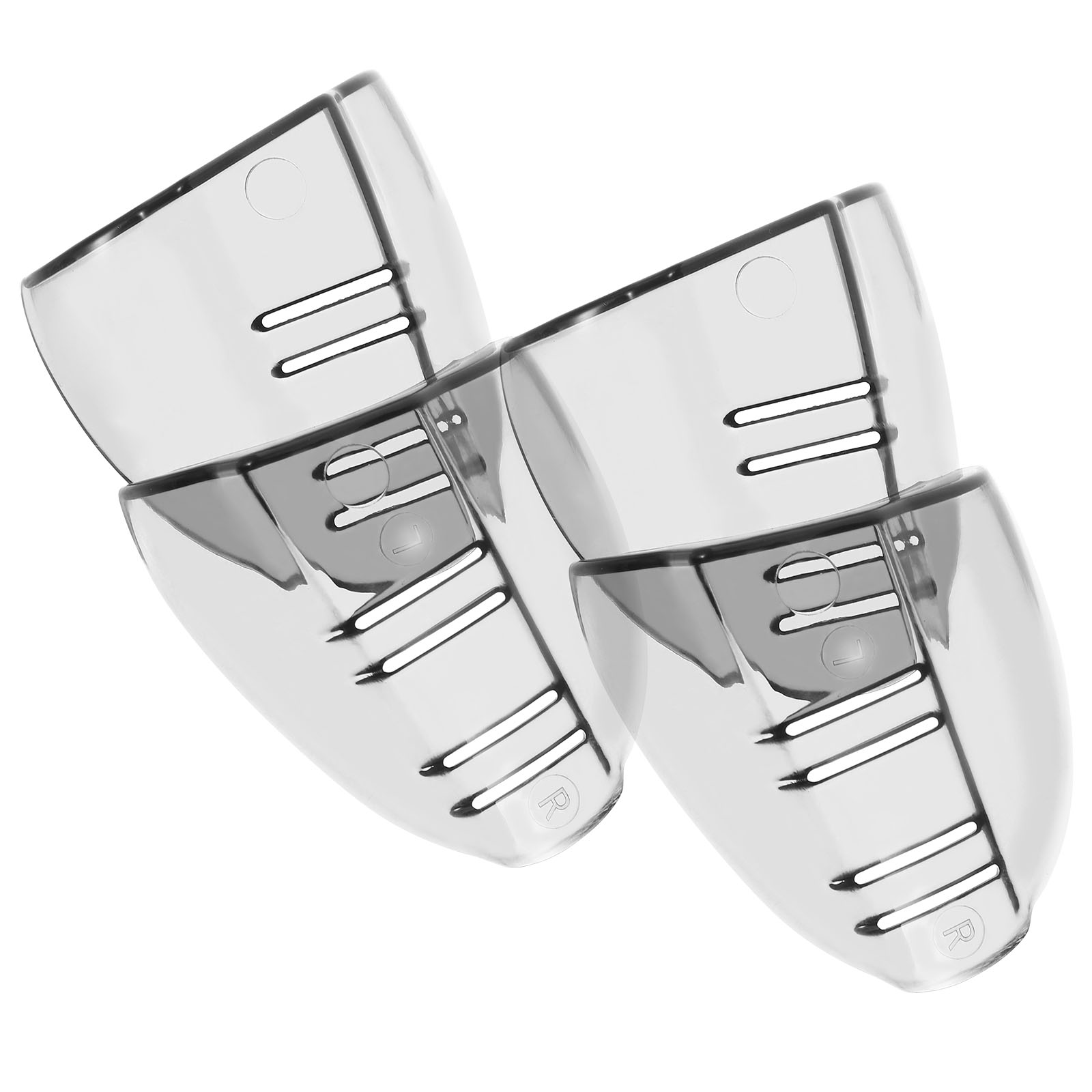 2 Pairs Tpu Eyeglass Side Protective Glasses Frame Film Safety Mask