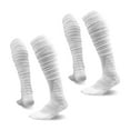 thumbnail image 1 of 2 Pairs Ultra Long Over Knee Scrunch Socks Soccer Socks Thicken Breathable For Baseball Softball Football, 1 of 4