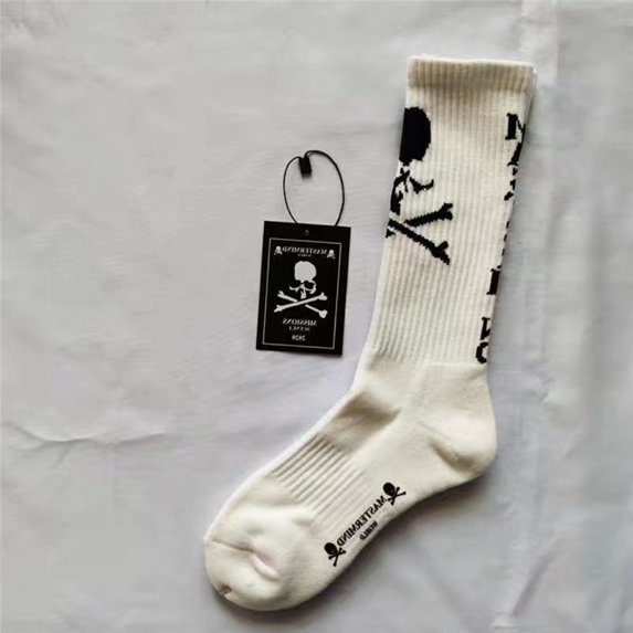 2 Pairs Unisex Master Crew Socks Mind Skull Breathable Comfort Athletic Socks