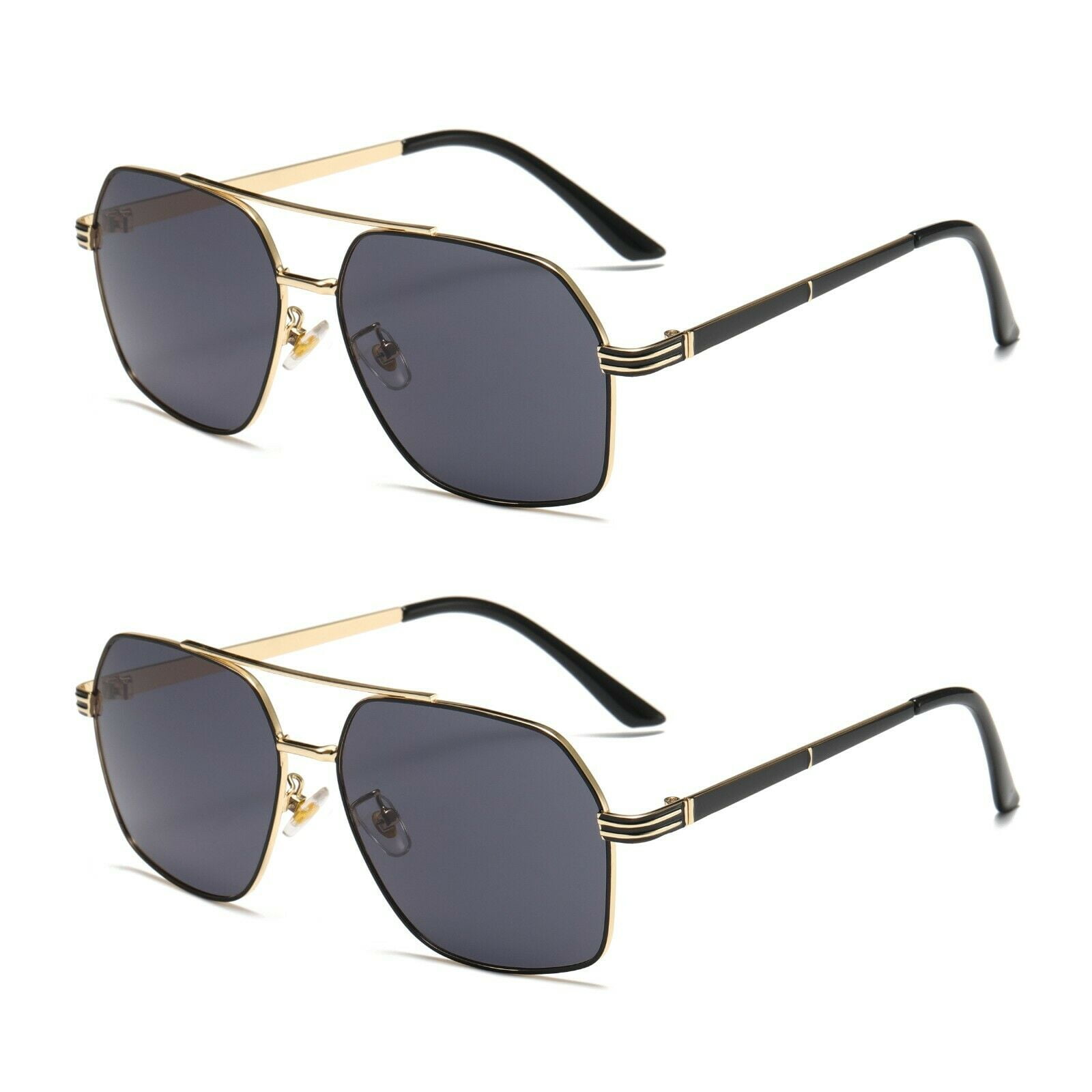 Classic Metal Aviator Sunglasses UV400 Protection Retro Chic Pilot Style Amazon.com: The Fresh Classic Metal Frame Polarized Lens  main image 3