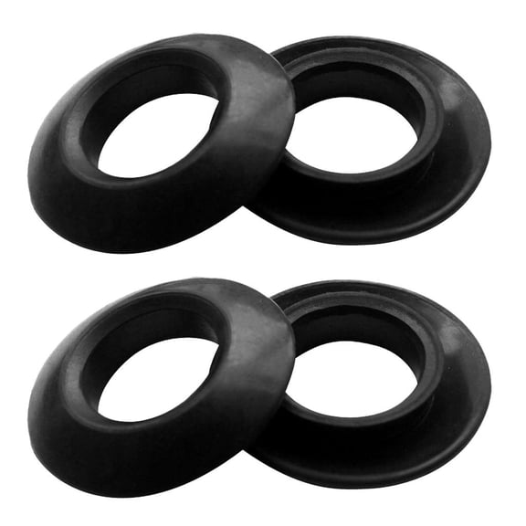 2 Pairs Universal Rubber Kayak Oar Paddle Shaft Drip Rings 1.18inch Inner Diameter