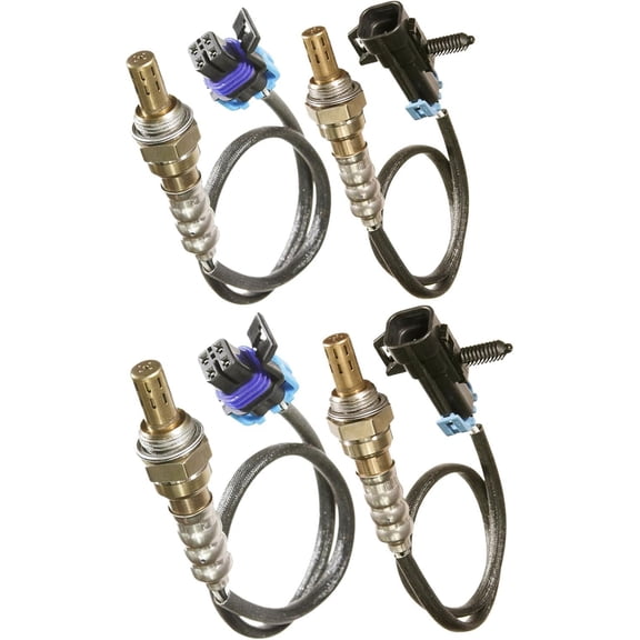 2 Pairs Upstream and Downstream Oxygen Sensors Compatible with Chevy 2008 2009 2010 2011 2012 2013 Silverado 1500 V6 4.3L,Replaces#234-4337 234-4258
