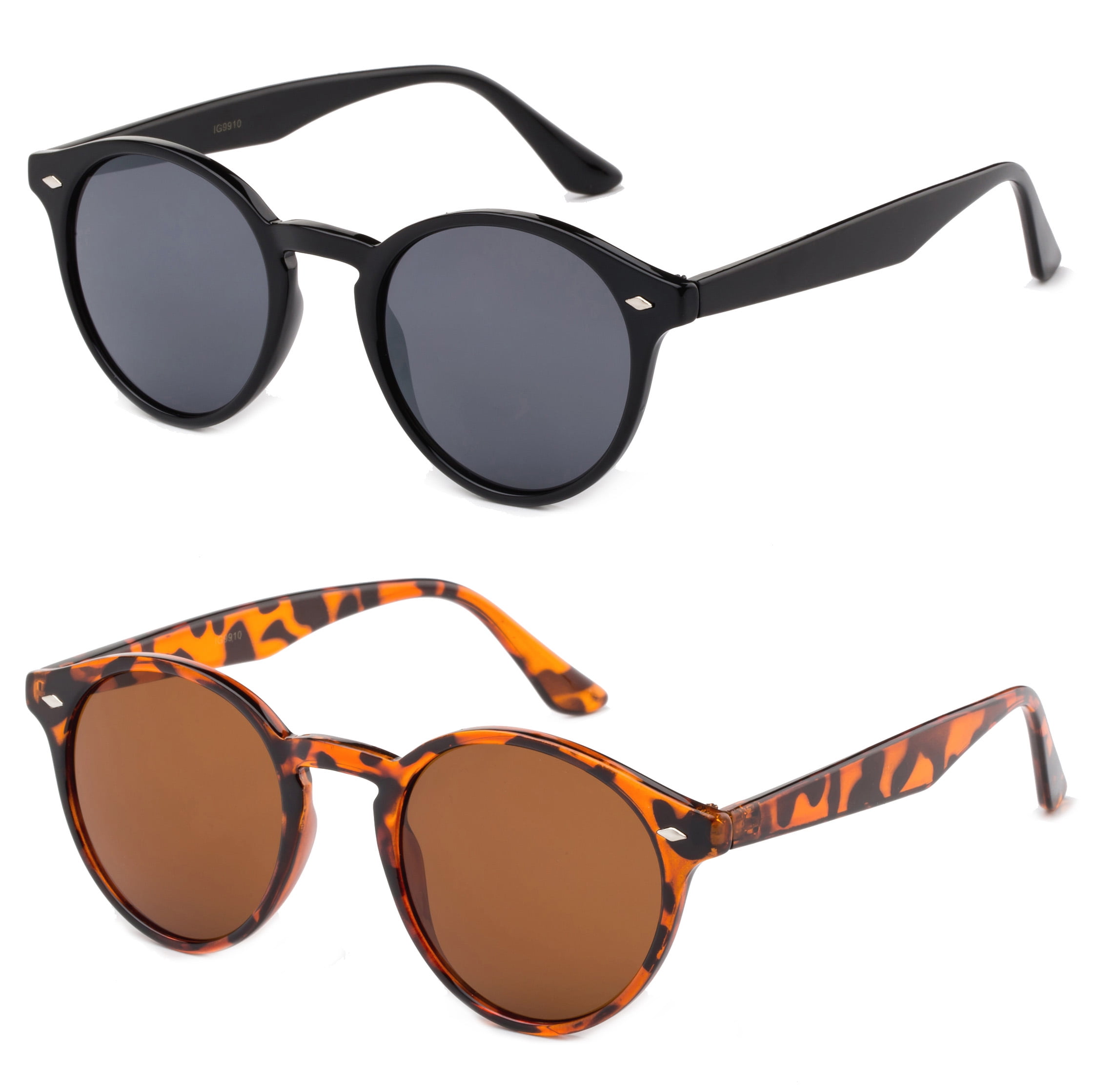 Vintage-Inspired Unisex Sunglasses Cygnus - Oval Retro Vintage Inspired Round Tinted Fashion  main image 3