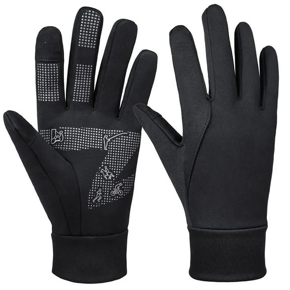 2 Pairs Waterproof Winter Gloves - Windproof, Insulated Gloves for Kids & Adults - Ideal for Cold Weather & Outdoor Sports