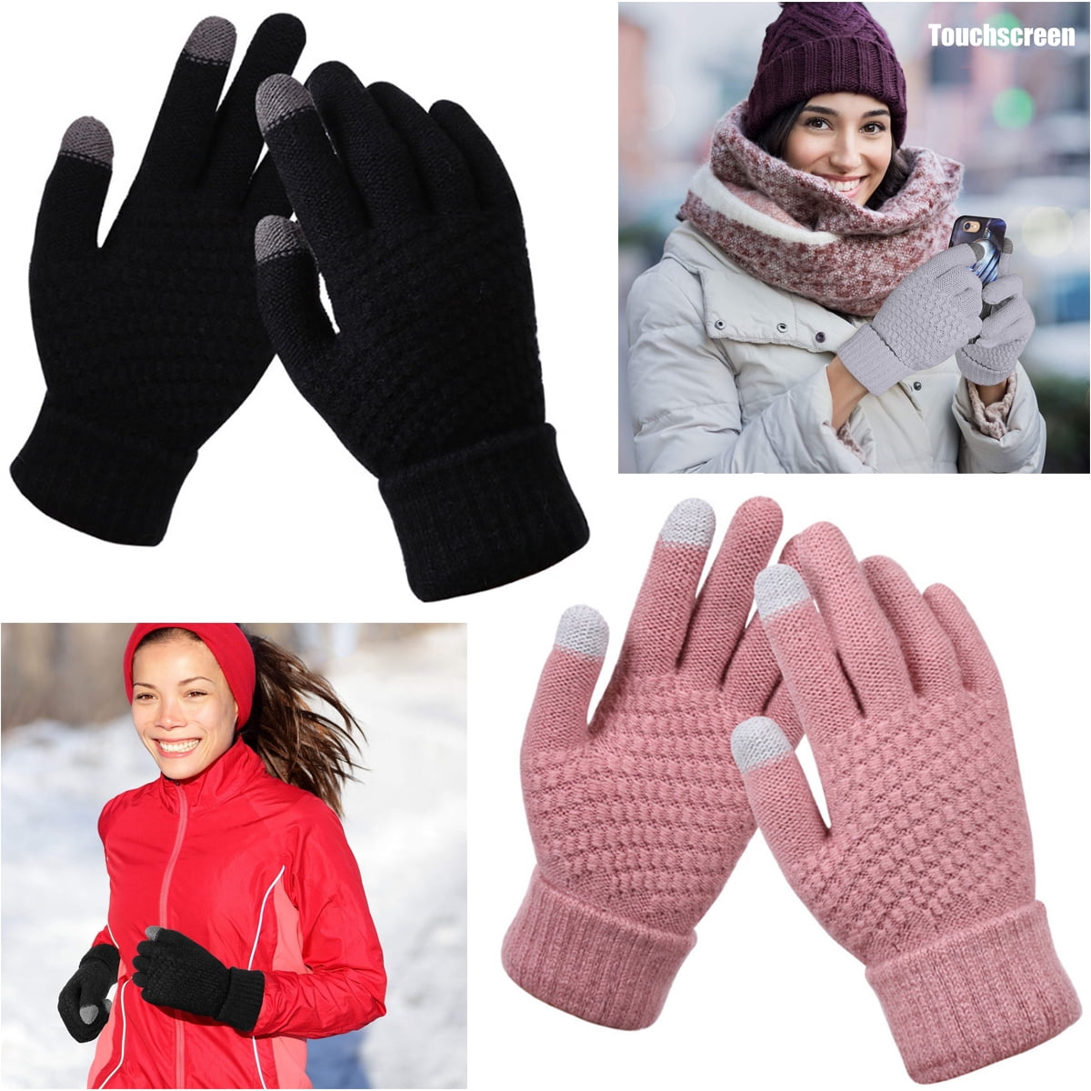 Gloves Touch Screen Womens