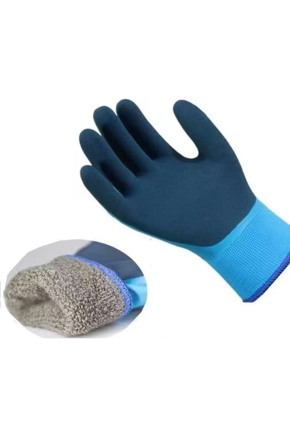 2 Pairs Winter Work Gloves for Men/Women, Freezer Gloves for Work Below Zero, Thermal Insulated, Super Grip