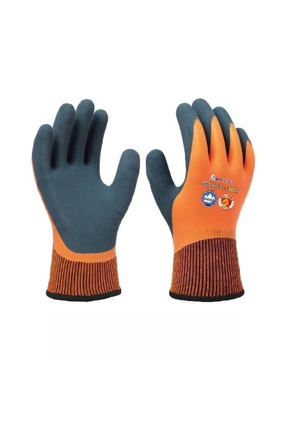 2 Pairs Winter Work Gloves for Men and Women, Freezer Gloves for Work Below Zero, Thermal Insulated, Super Grip