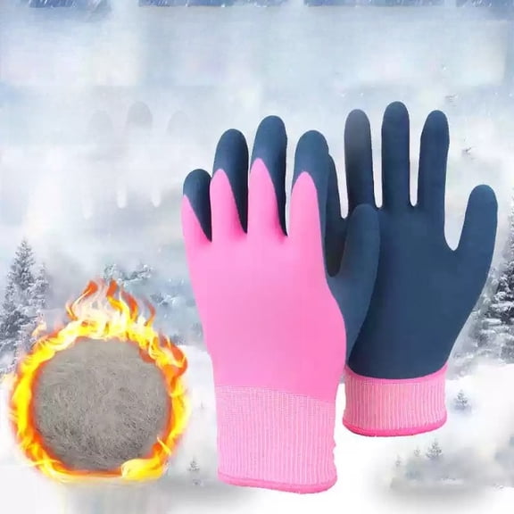 2 Pairs Winter Work Gloves for Men and Women, Freezer Gloves for Work Below Zero, Thermal Insulated