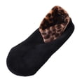 thumbnail image 1 of 2 Pairs Women's Gripper Slipper Socks, Non-Slip House Slipper Booties | Soft Fuzzy Fleece Material Delivers Lasting Warmth, Skin-Friendly Design Ideal for All-Day Indoor Lounge & Bedroom Use, 1 of 3